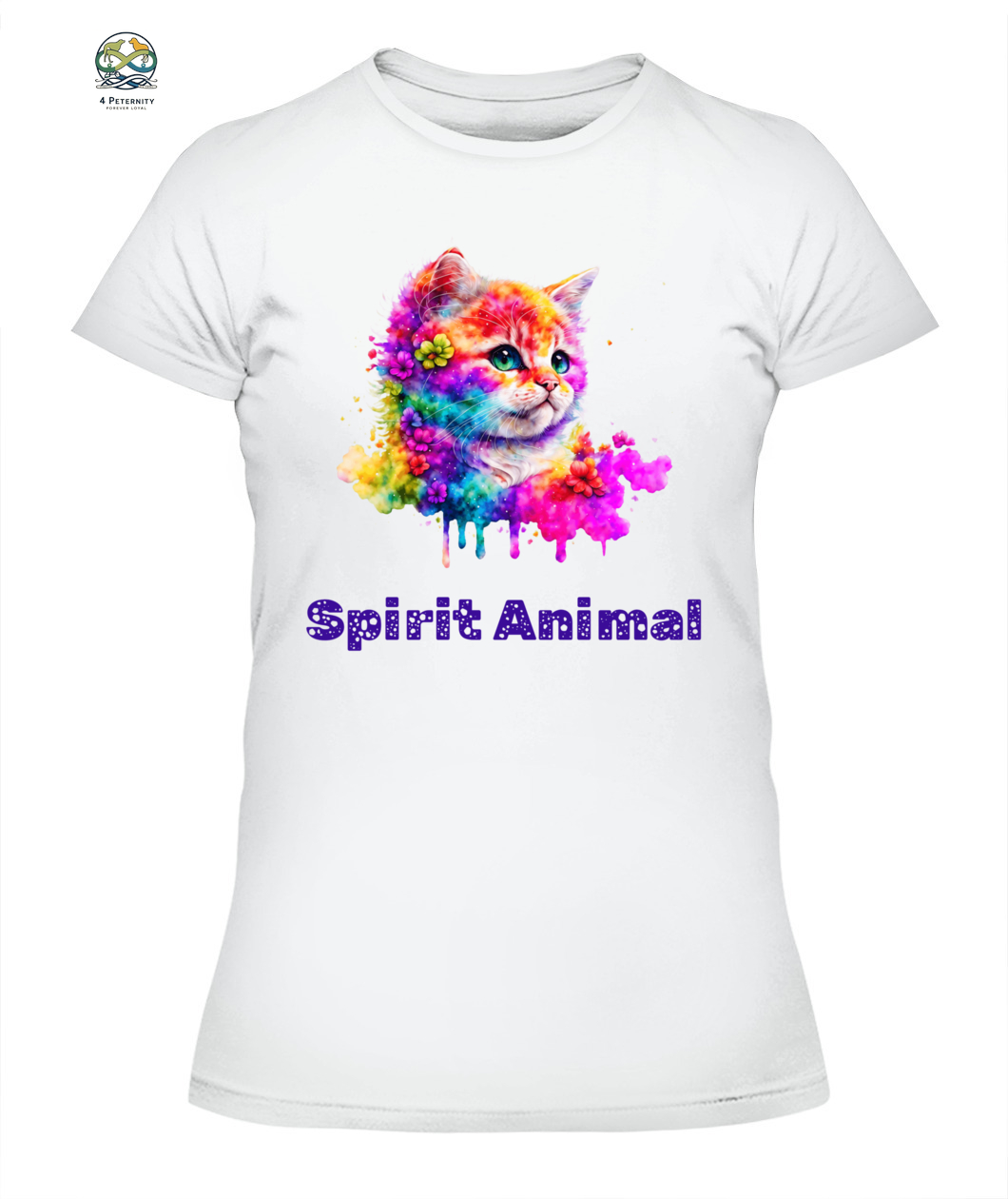 Spirit Animal KARMA KITTEN Women’s T-Shirt - High quality, 100% cotton, lightweight, a perfect gift for pet lovers and pet parents