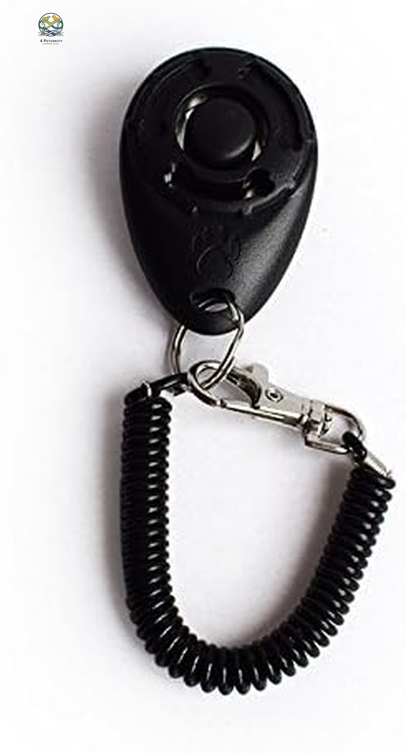 - 4 Pack Dog Training Clicker with Wrist Strap, Pet Training Clicker Set