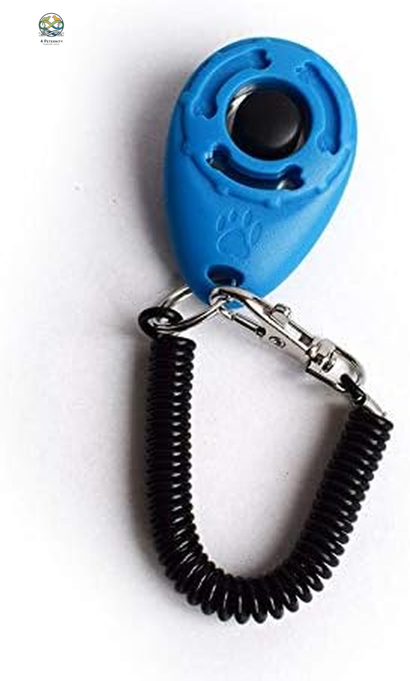 - 4 Pack Dog Training Clicker with Wrist Strap, Pet Training Clicker Set