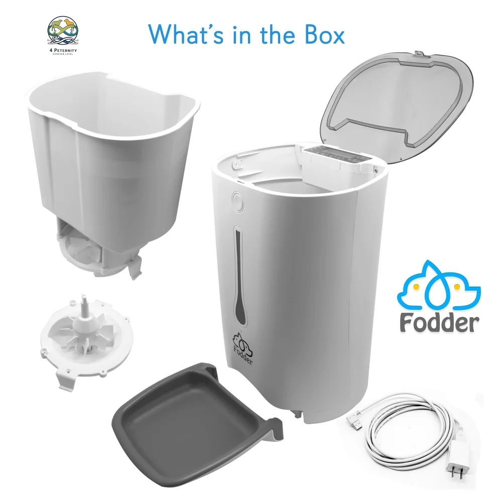 SLAPF30 - Smart Automatic Cat & Dog Food Dispenser - Digital Pet Feeder with Voice Message Playback