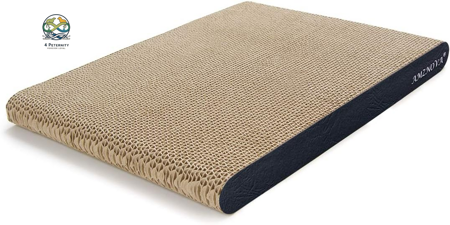 Cat Scratcher, Cardboard Cat Scratchers, Durable & Recyclable Scratching Pad, Colors Series, Narrow, Baby Blue
