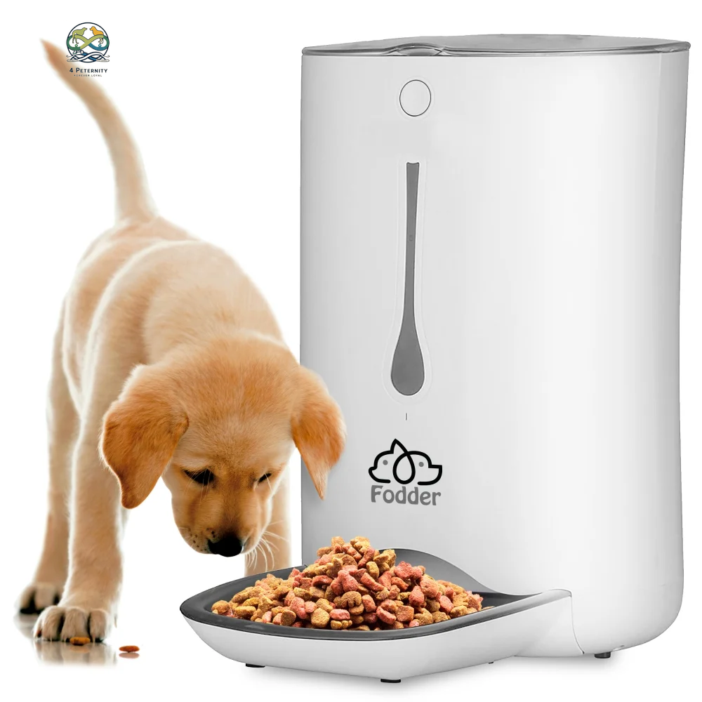 SLAPF30 - Smart Automatic Cat & Dog Food Dispenser - Digital Pet Feeder with Voice Message Playback