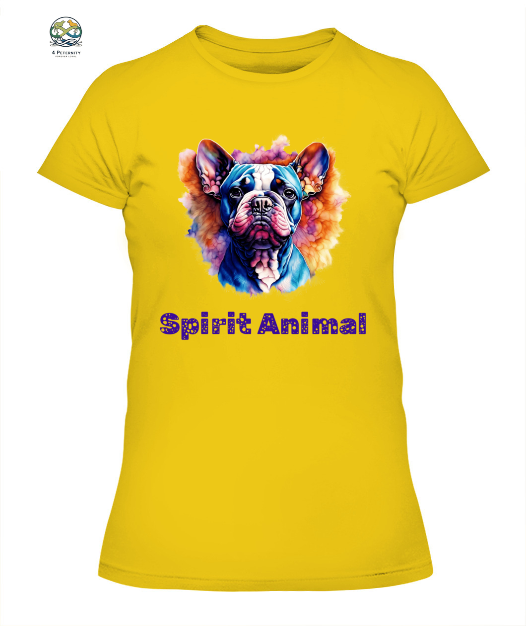 Spirit Animal ANGEL BULLDOG Women’s T-Shirt - High quality, 100% cotton, lightweight, a perfect gift for pet lovers and pet parents