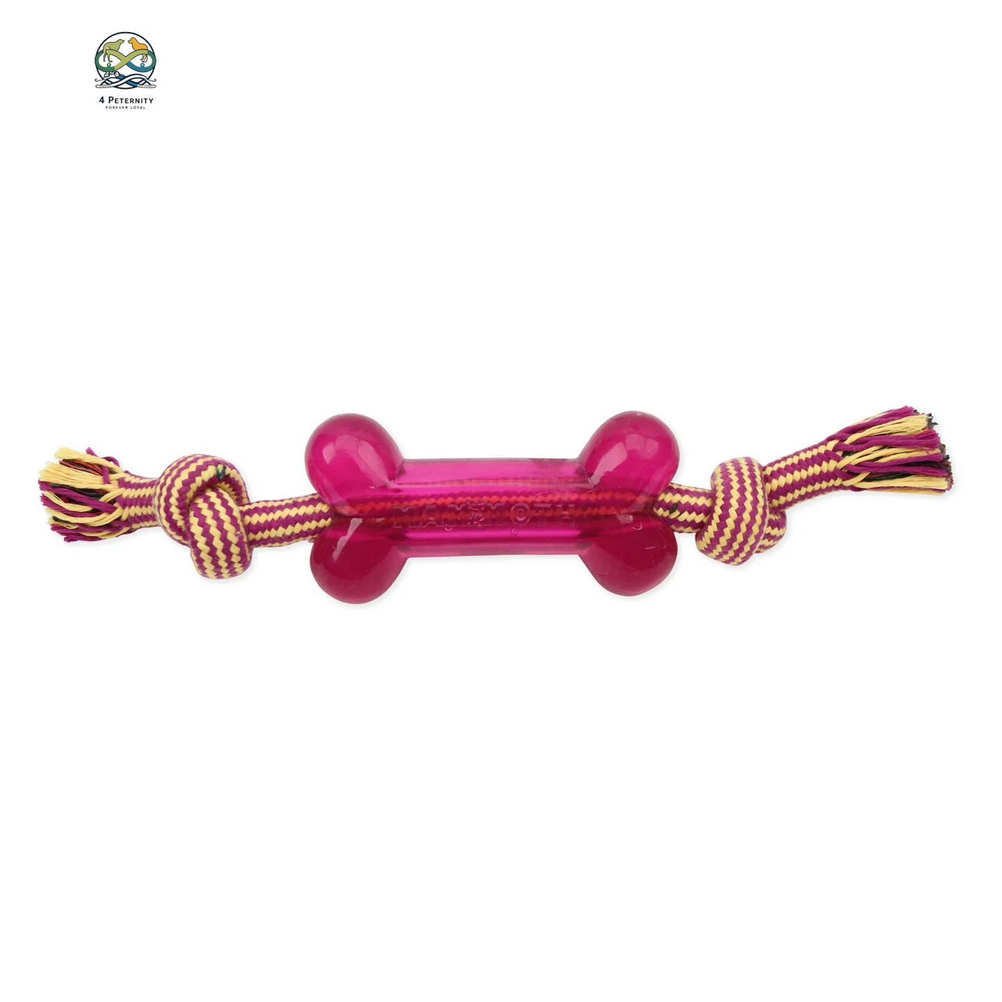 Flossy Chews Extra 3 Knot Tug with TPR Ball Rope Dog Toy, Large, 20"