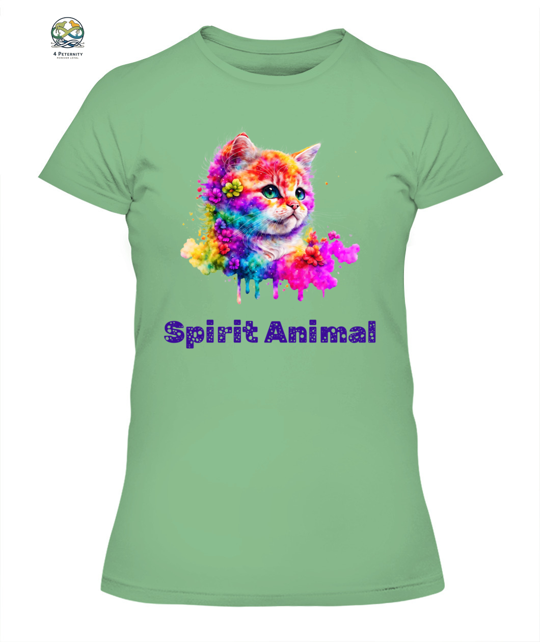 Spirit Animal KARMA KITTEN Women’s T-Shirt - High quality, 100% cotton, lightweight, a perfect gift for pet lovers and pet parents