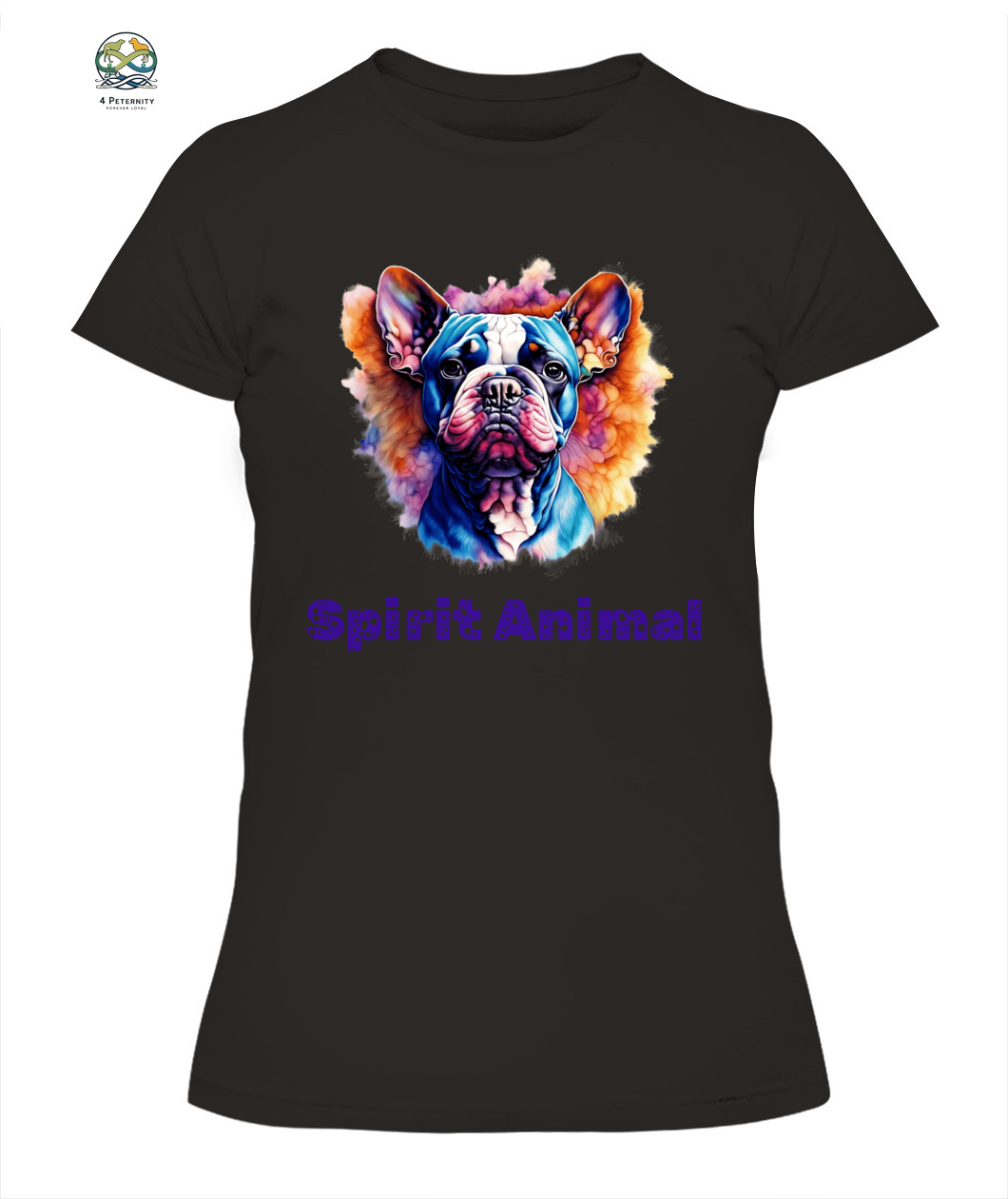 Spirit Animal ANGEL BULLDOG Women’s T-Shirt - High quality, 100% cotton, lightweight, a perfect gift for pet lovers and pet parents