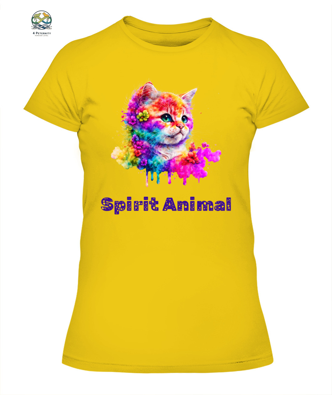Spirit Animal KARMA KITTEN Women’s T-Shirt - High quality, 100% cotton, lightweight, a perfect gift for pet lovers and pet parents