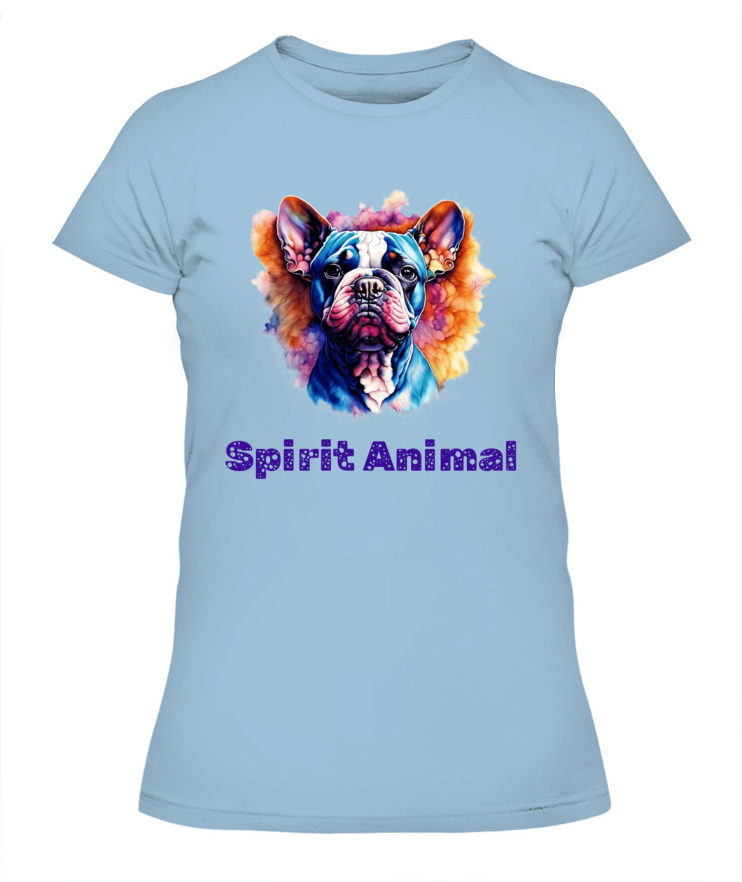 Spirit Animal ANGEL BULLDOG Women’s T-Shirt - High quality, 100% cotton, lightweight,  a perfect gift for pet lovers and pet parents