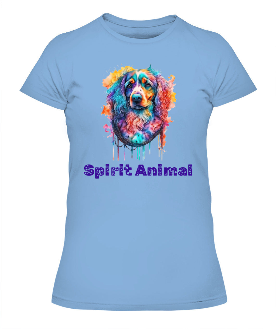 Spirit Animal COSMIC COCKER SPANIEL Women’s T-Shirt - High quality, 100% cotton, lightweight,  a perfect gift for pet lovers and pet parents