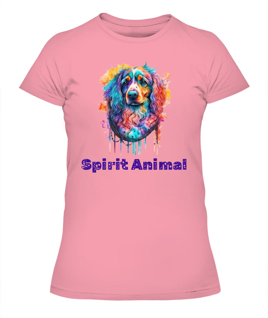 Spirit Animal COSMIC COCKER SPANIEL Women’s T-Shirt - High quality, 100% cotton, lightweight,  a perfect gift for pet lovers and pet parents