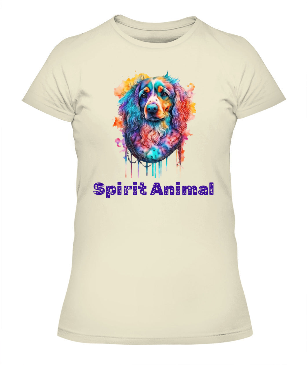 Spirit Animal COSMIC COCKER SPANIEL Women’s T-Shirt - High quality, 100% cotton, lightweight,  a perfect gift for pet lovers and pet parents