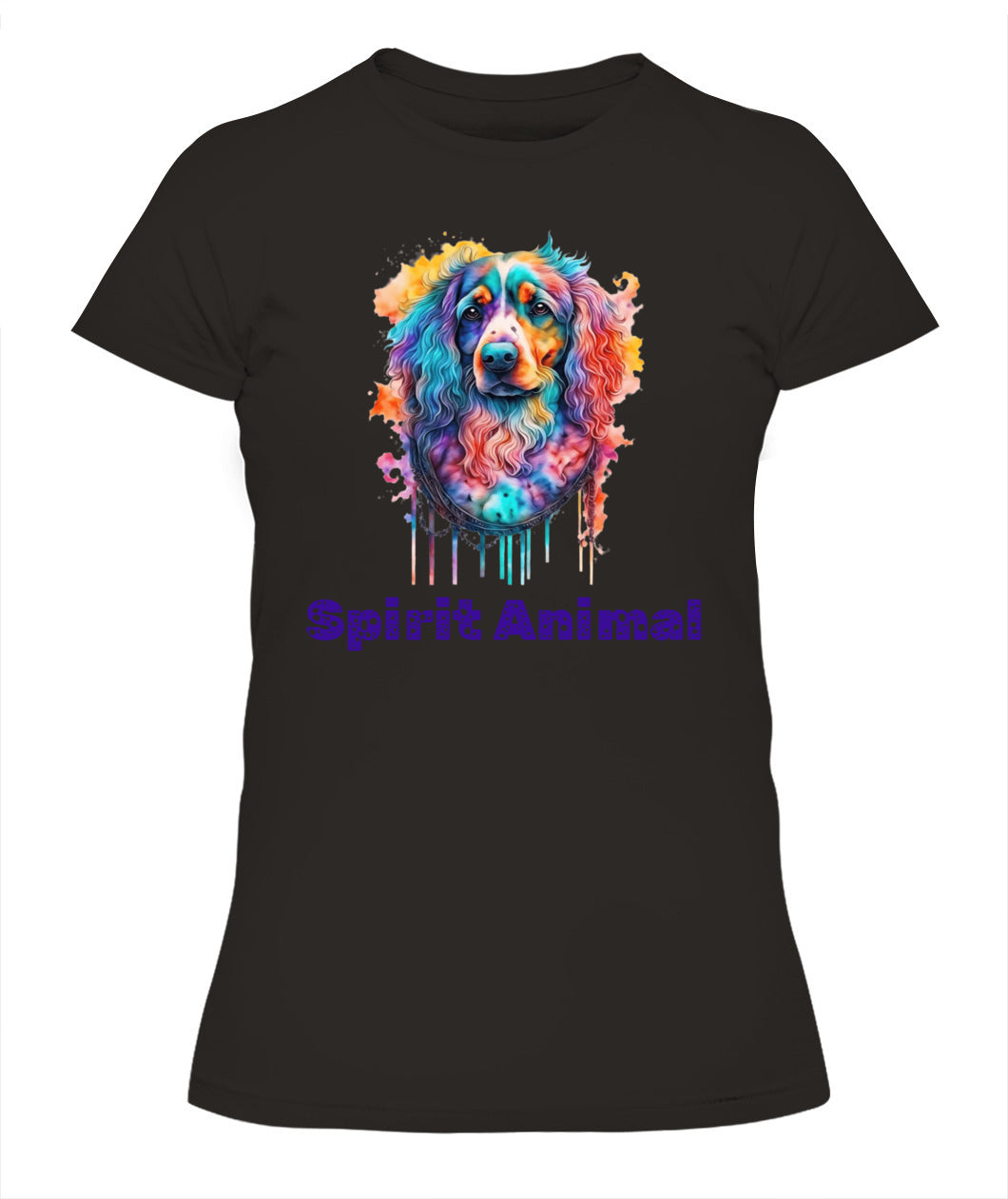 Spirit Animal COSMIC COCKER SPANIEL Women’s T-Shirt - High quality, 100% cotton, lightweight,  a perfect gift for pet lovers and pet parents