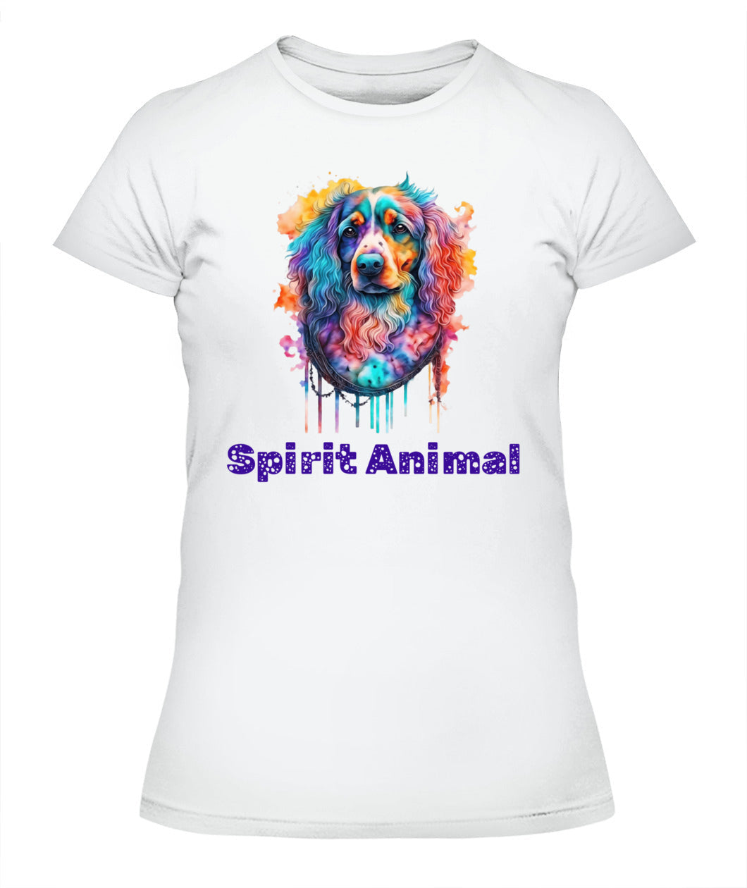 Spirit Animal COSMIC COCKER SPANIEL Women’s T-Shirt - High quality, 100% cotton, lightweight,  a perfect gift for pet lovers and pet parents