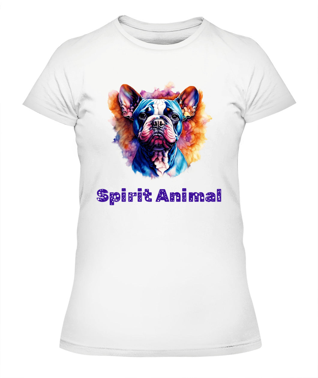 Spirit Animal ANGEL BULLDOG Women’s T-Shirt - High quality, 100% cotton, lightweight,  a perfect gift for pet lovers and pet parents
