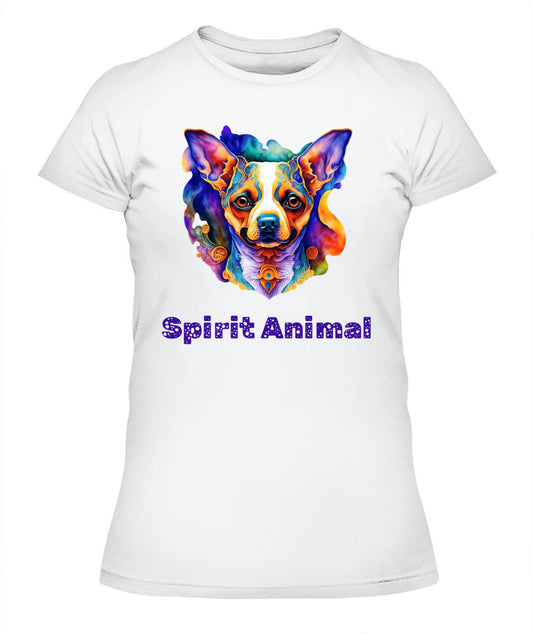 Spirit Animal CHIHUAHUA WHISPERING WIND Women’s T-Shirt - High quality, 100% cotton, lightweight,  a perfect gift for pet lovers and pet parents