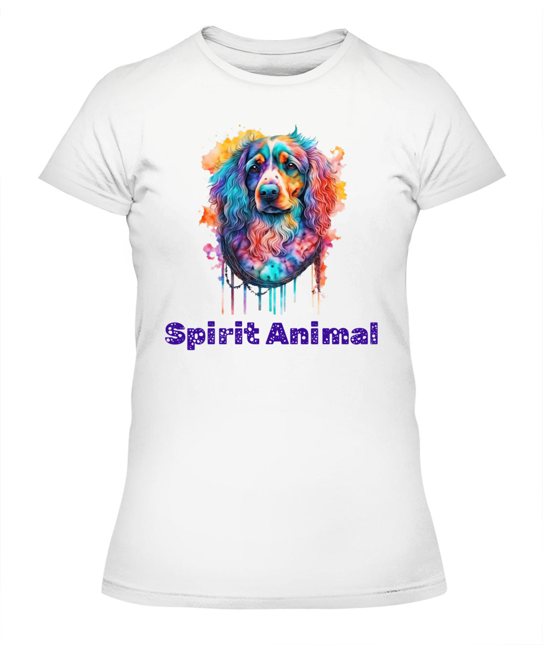 Spirit Animal COSMIC COCKER SPANIEL Women’s T-Shirt - High quality, 100% cotton, lightweight,  a perfect gift for pet lovers and pet parents