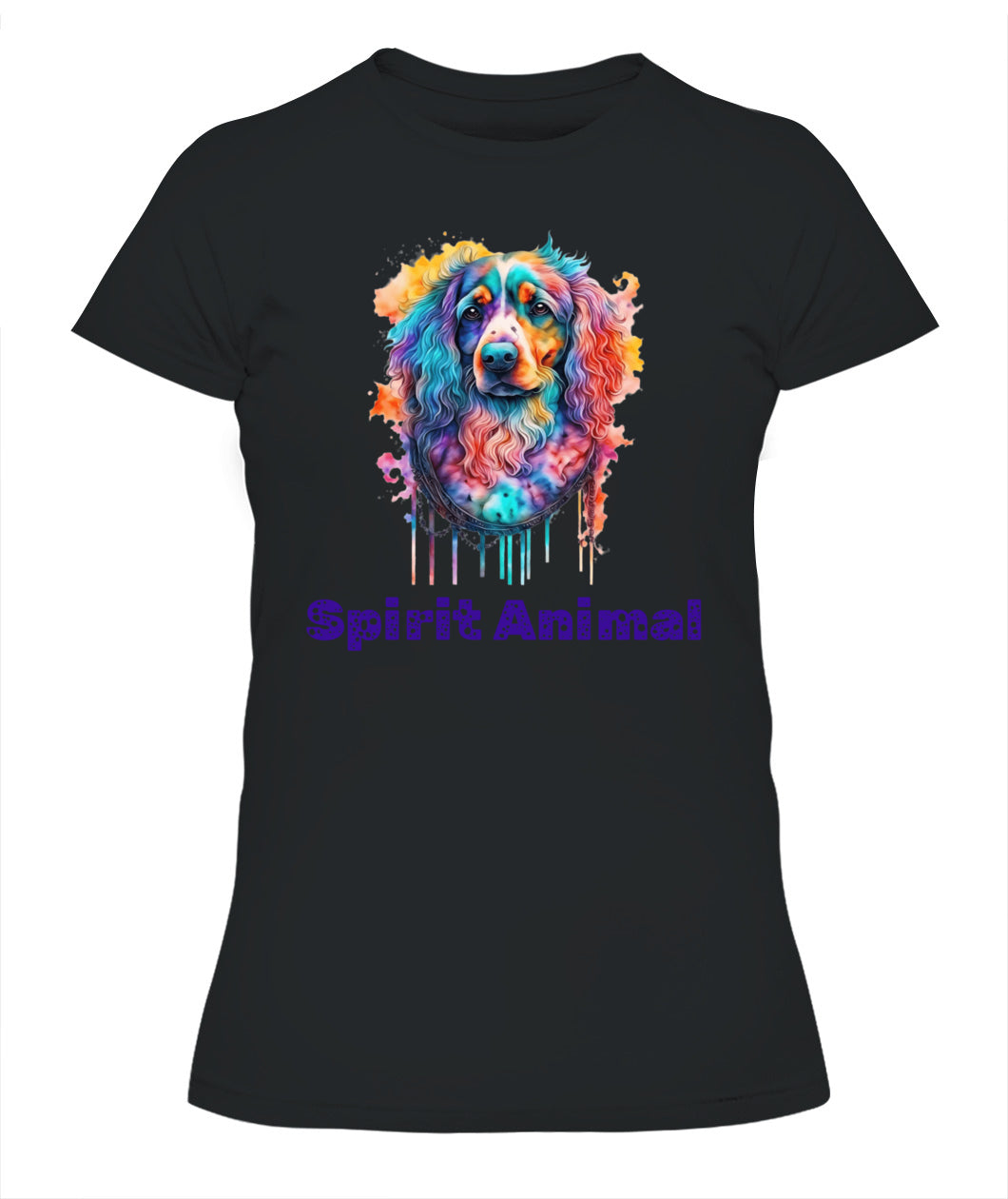 Spirit Animal COSMIC COCKER SPANIEL Women’s T-Shirt - High quality, 100% cotton, lightweight,  a perfect gift for pet lovers and pet parents