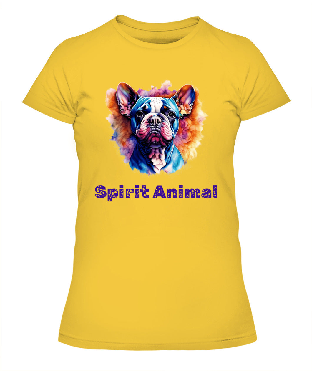 Spirit Animal ANGEL BULLDOG Women’s T-Shirt - High quality, 100% cotton, lightweight,  a perfect gift for pet lovers and pet parents