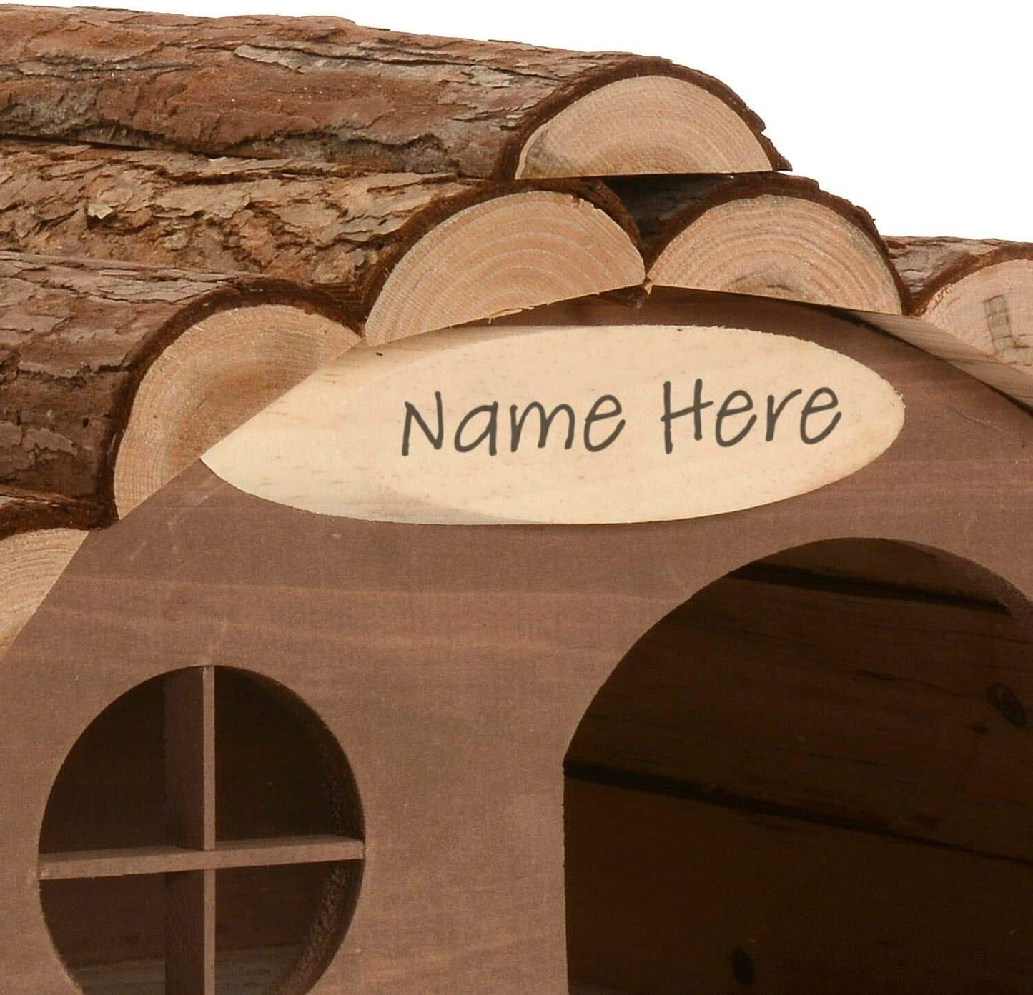 Wooden Hedgehog Hibernation House Large Solid Garden Shelter Home Food Nest Box