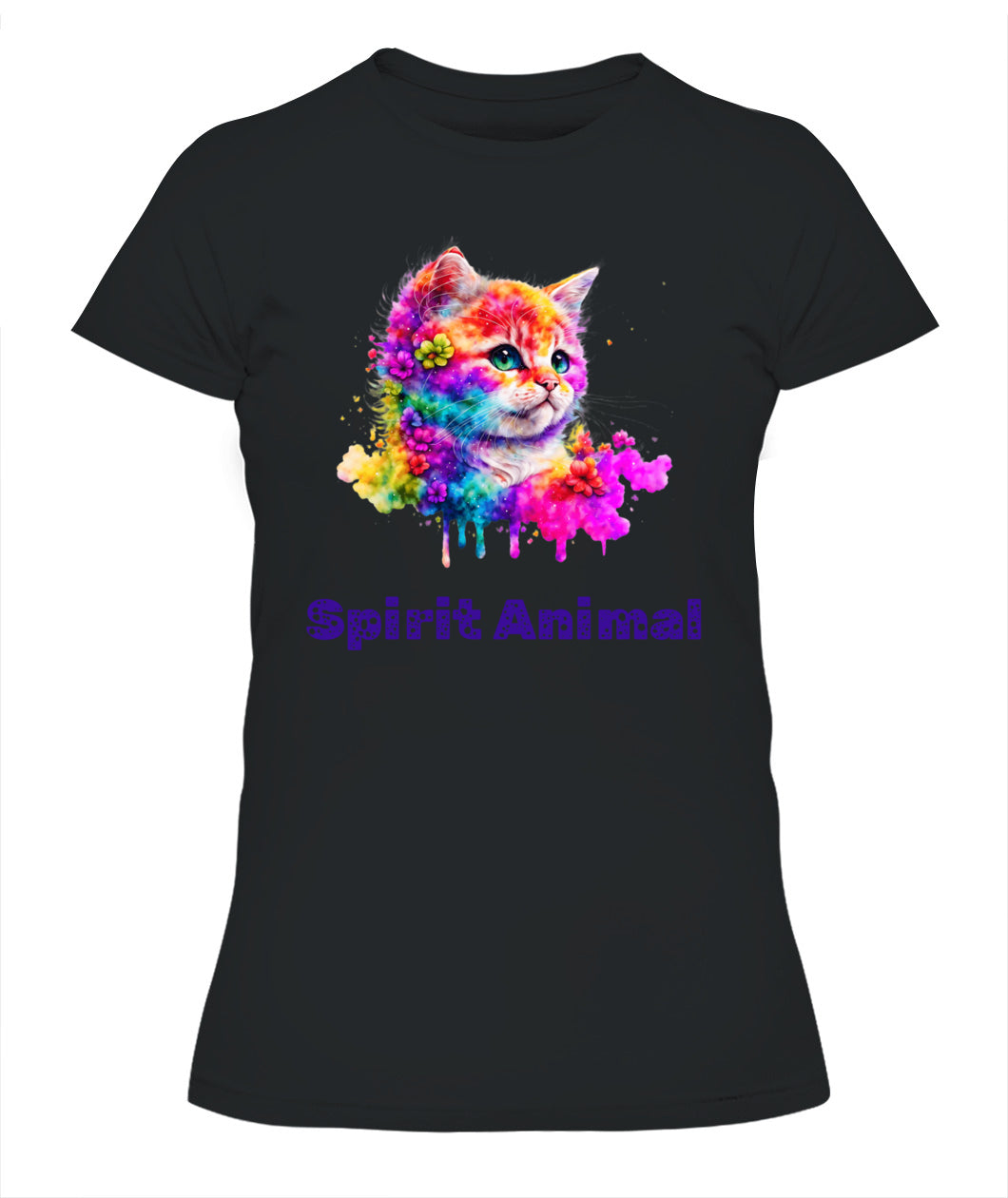 Spirit Animal KARMA KITTEN Women’s T-Shirt - High quality, 100% cotton, lightweight,  a perfect gift for pet lovers and pet parents