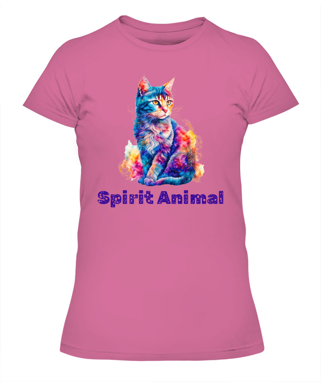 Spirit Animal FELINE FANTASY Women’s T-Shirt - High quality, 100% cotton, lightweight,  a perfect gift for pet lovers and pet parents