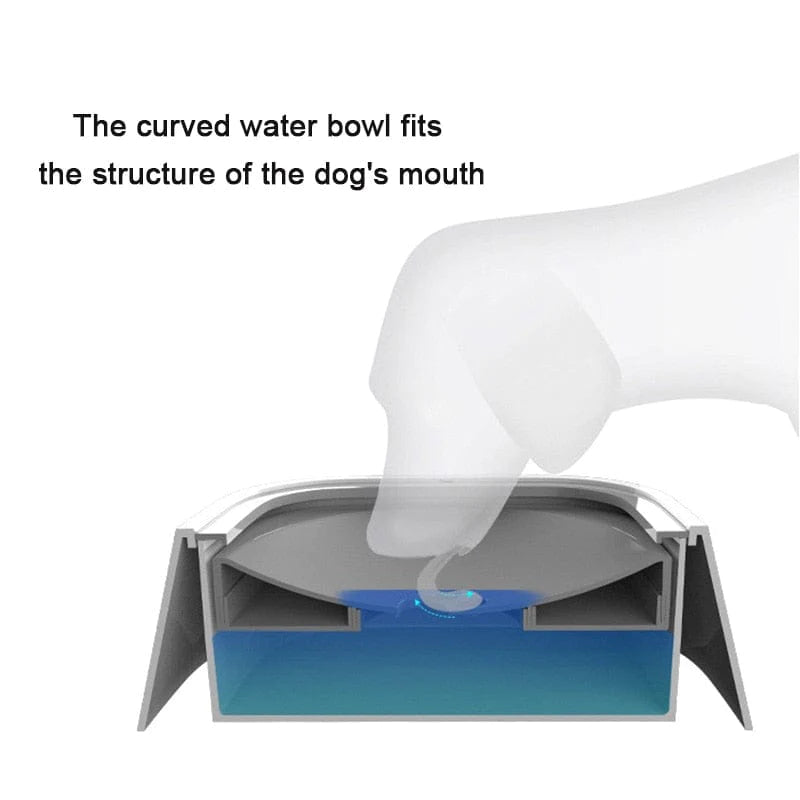 Innovative Dog Drinking Water Bowl with Floating Design - Non-Wetting, Non-Skid, Large Capacity