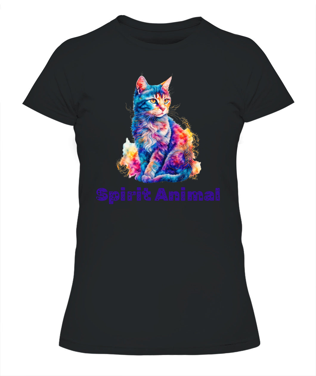 Spirit Animal FELINE FANTASY Women’s T-Shirt - High quality, 100% cotton, lightweight,  a perfect gift for pet lovers and pet parents