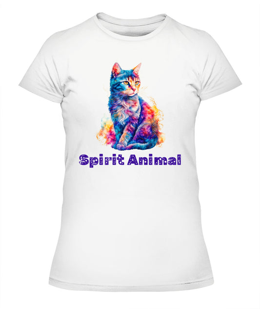 Spirit Animal FELINE FANTASY Women’s T-Shirt - High quality, 100% cotton, lightweight,  a perfect gift for pet lovers and pet parents