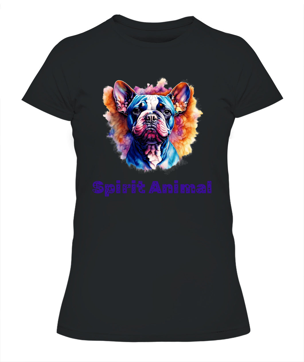 Spirit Animal ANGEL BULLDOG Women’s T-Shirt - High quality, 100% cotton, lightweight,  a perfect gift for pet lovers and pet parents