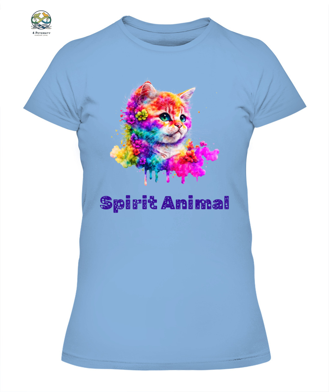 Spirit Animal KARMA KITTEN Women’s T-Shirt - High quality, 100% cotton, lightweight,  a perfect gift for pet lovers and pet parents
