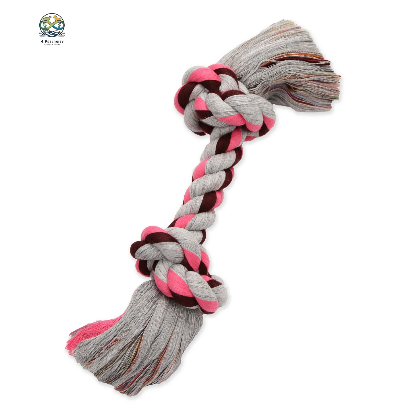 Flossy Chews Cottonblend 5 Knot Tug Rope Dog Toy Extra Large 36", Assorted Colors