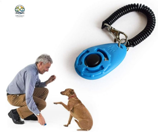 - 4 Pack Dog Training Clicker with Wrist Strap, Pet Training Clicker Set