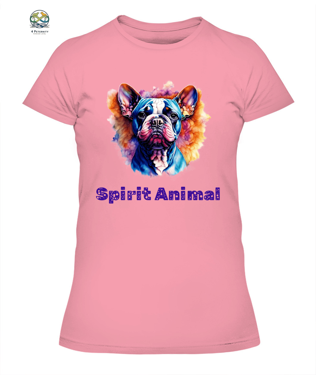 Spirit Animal ANGEL BULLDOG Women’s T-Shirt - High quality, 100% cotton, lightweight,  a perfect gift for pet lovers and pet parents