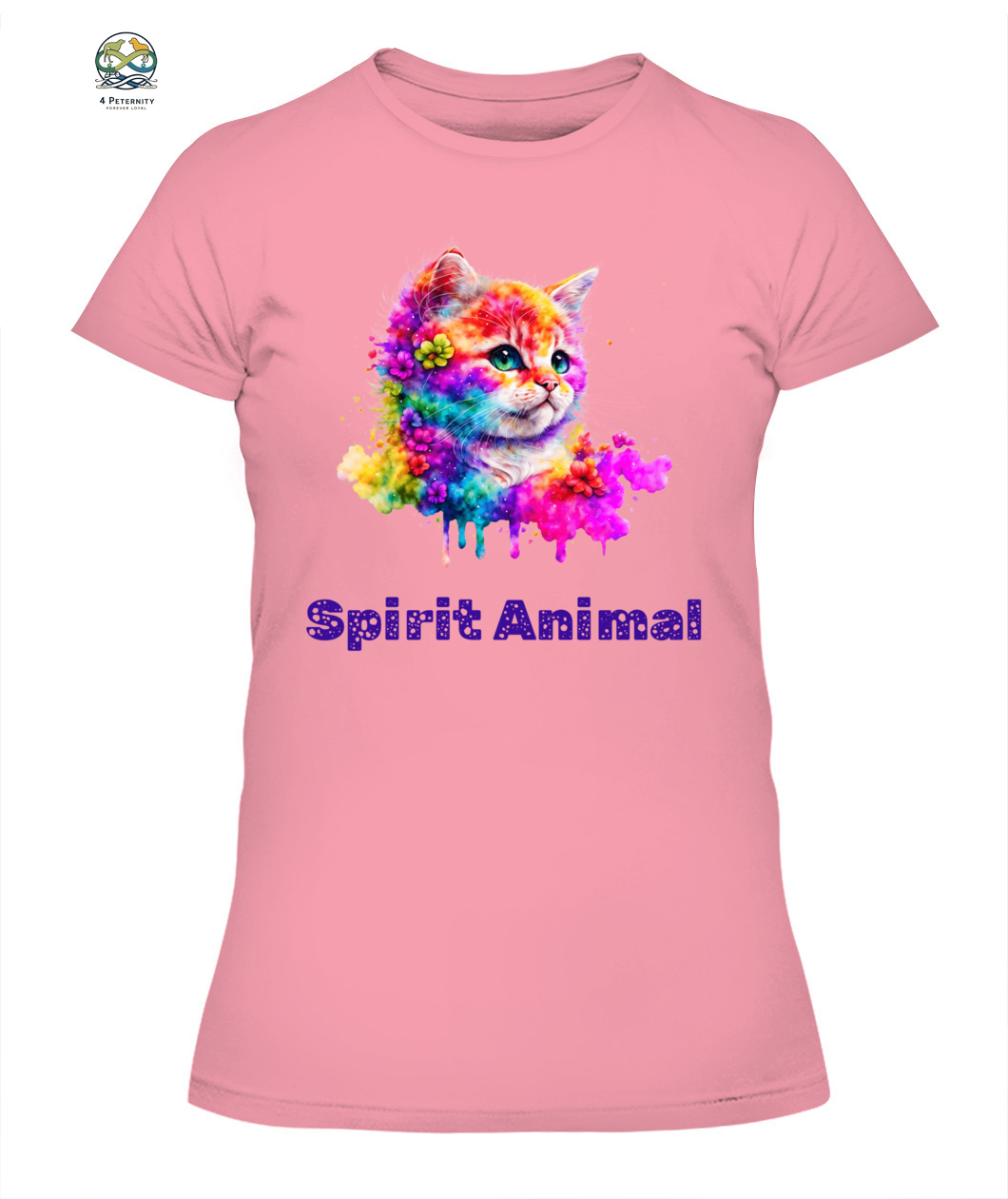 Spirit Animal KARMA KITTEN Women’s T-Shirt - High quality, 100% cotton, lightweight,  a perfect gift for pet lovers and pet parents