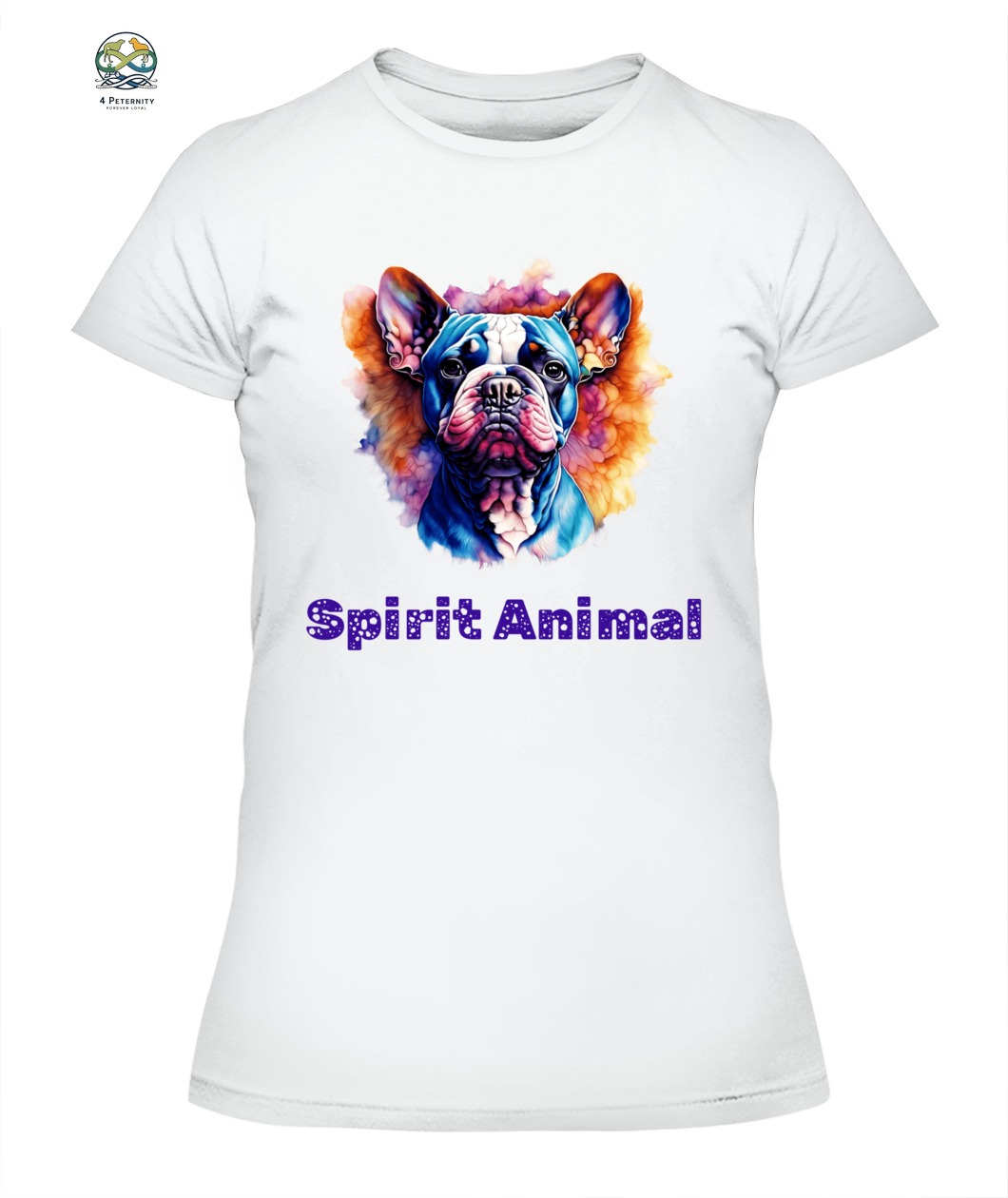 Spirit Animal ANGEL BULLDOG Women’s T-Shirt - High quality, 100% cotton, lightweight,  a perfect gift for pet lovers and pet parents