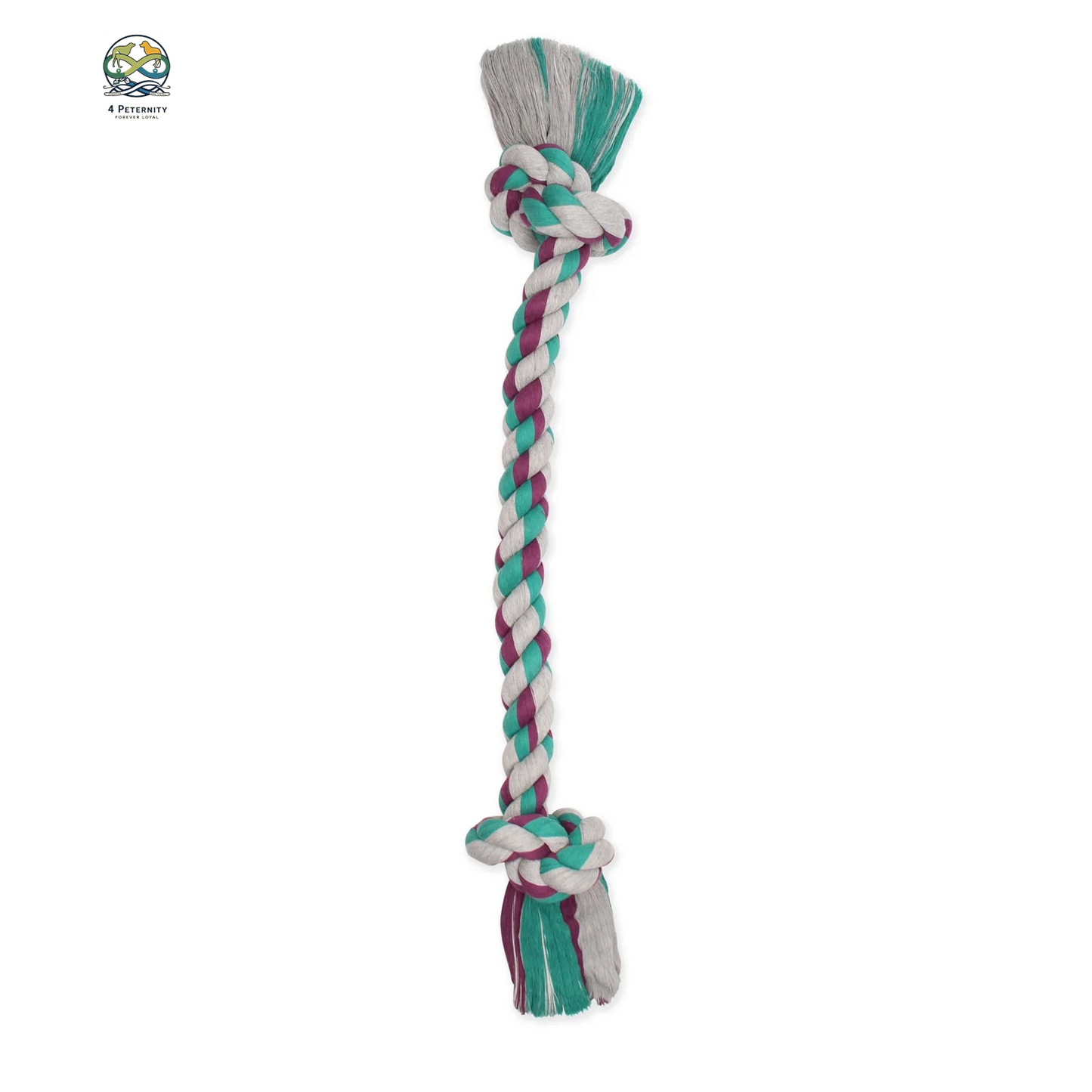 Flossy Chews Cottonblend 5 Knot Tug Rope Dog Toy Extra Large 36", Assorted Colors