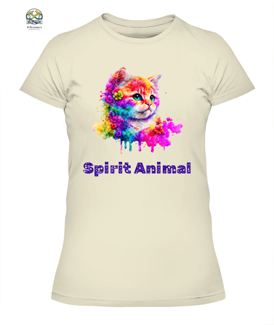 Spirit Animal KARMA KITTEN Women’s T-Shirt - High quality, 100% cotton, lightweight,  a perfect gift for pet lovers and pet parents