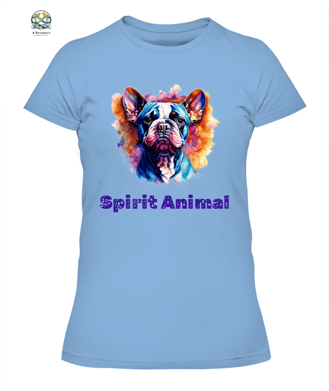 Spirit Animal ANGEL BULLDOG Women’s T-Shirt - High quality, 100% cotton, lightweight,  a perfect gift for pet lovers and pet parents